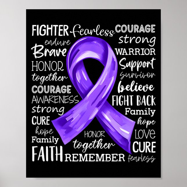 Affiche Équipe de soutien mois de sensibilisation au lupus (Devant)