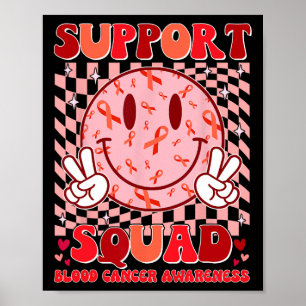 Affiche Équipe de soutien motivationnel Groovy pour la sen
