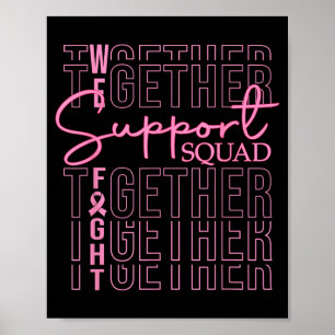 Affiche Équipe de soutien pour la sensibilisation au cance