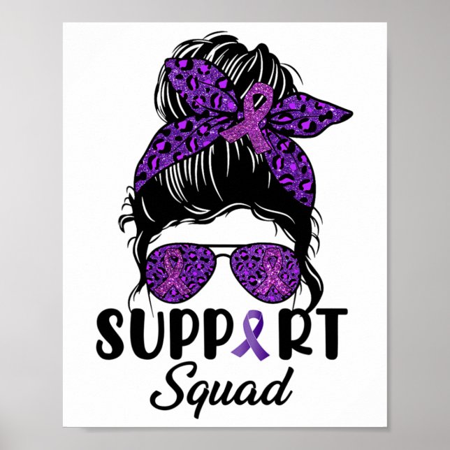 Affiche Équipe de soutien pour la sensibilisation au surdo (Devant)