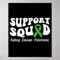Équipe de soutien Ruban vert Maladie rénale