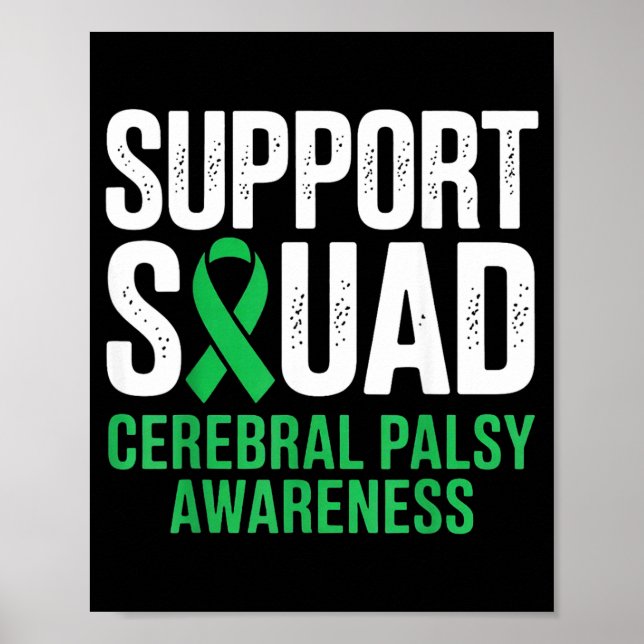 Affiche Équipe de soutien Sensibilisation à la paralysie c (Devant)