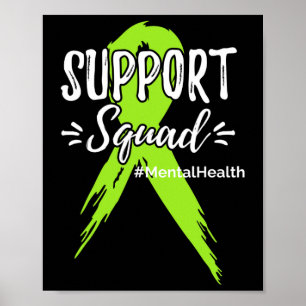 Affiche Équipe de soutien Sensibilisation à la santé menta