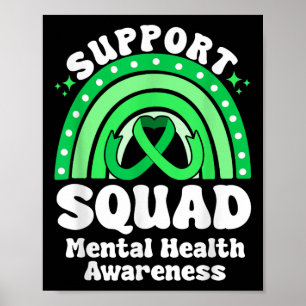 Affiche Équipe de soutien Sensibilisation à la santé menta