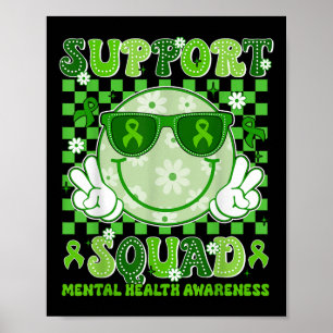 Affiche Équipe de soutien Sensibilisation à la santé menta