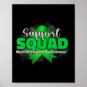 Affiche Équipe de soutien Sensibilisation à la santé menta