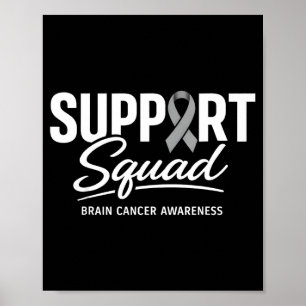 Affiche Équipe de soutien, sensibilisation au cancer du ce