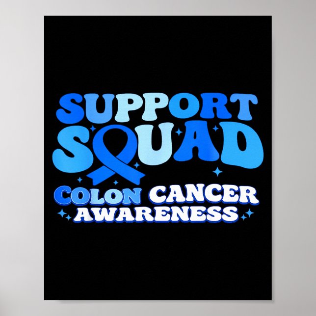 Affiche Équipe de soutien, sensibilisation au cancer du cô (Devant)
