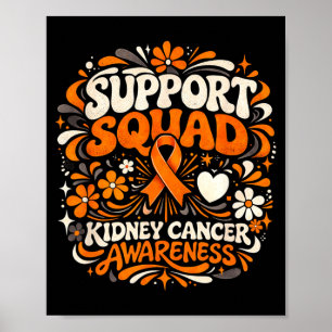 Affiche Équipe de soutien Sensibilisation au cancer du rei