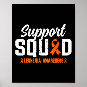 Affiche Équipe de soutien Sensibilisation au cancer du san
