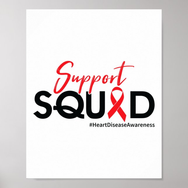Affiche Équipe de soutien - Sensibilisation aux maladies c (Devant)