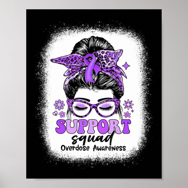 Affiche Équipe de soutien super Sensibilisation à la surdo (Devant)