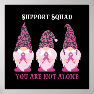 Affiche Équipe de soutien Vous n'êtes pas seul