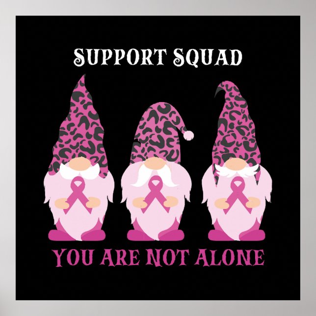Affiche Équipe de soutien Vous n'êtes pas seul (Devant)