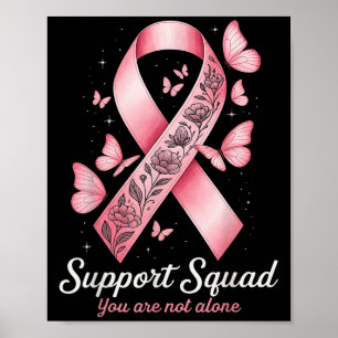 Affiche Équipe de soutien Vous n'êtes pas seul Sensibilisa