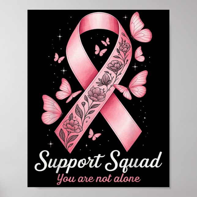 Affiche Équipe de soutien Vous n'êtes pas seul Sensibilisa (Devant)