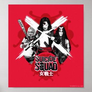 Affiche Équipe de suicide   Squad Girls "Female Warrior"