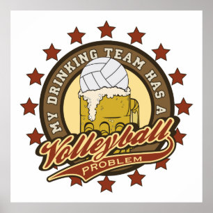 Affiche Équipe de volley-ball