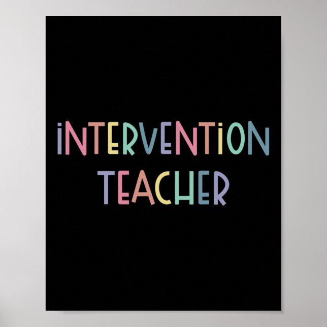 Affiche Équipe d'enseignant d'intervention auprès d'élèves (Devant)