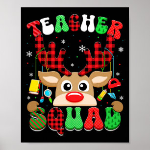 Affiche Équipe d'enseignants de rennes super Noël Noël Noë