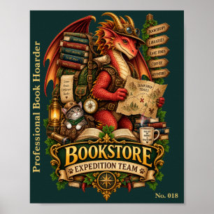 Affiche Équipe d'expédition de la librairie Société du d