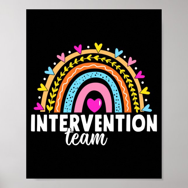 Affiche Équipe d'intervention de réponse Mens enseignant é (Devant)