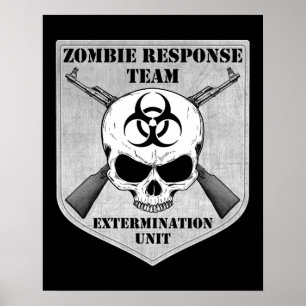 Affiche Équipe d'intervention de Zombie