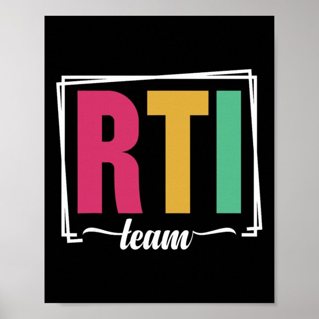 Affiche Équipe d'intervention Rti Intervention Réponse Ens (Devant)