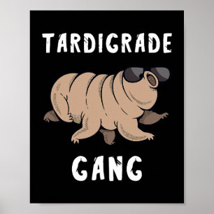 Affiche Équipe d'ours d'eau Tardigrade Gang Microbiologis