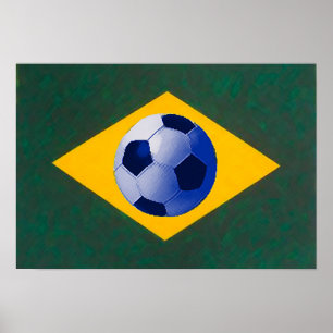 Affiche Équipe du Brésil de football