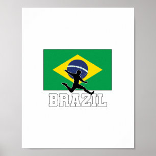 Affiche Équipe du Brésil de football