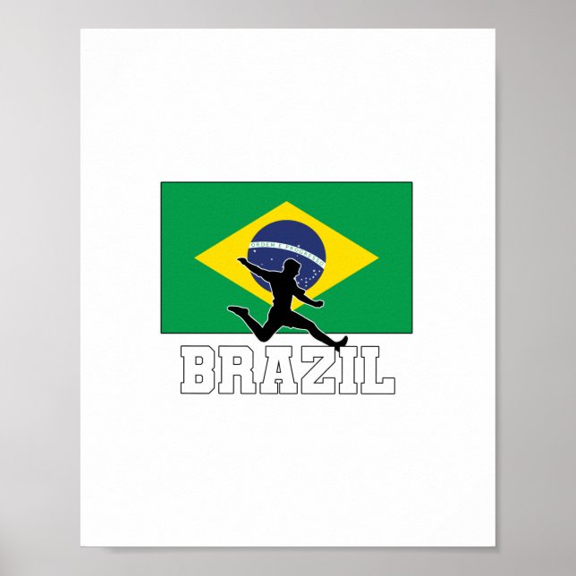 Affiche Équipe du Brésil de football (Devant)