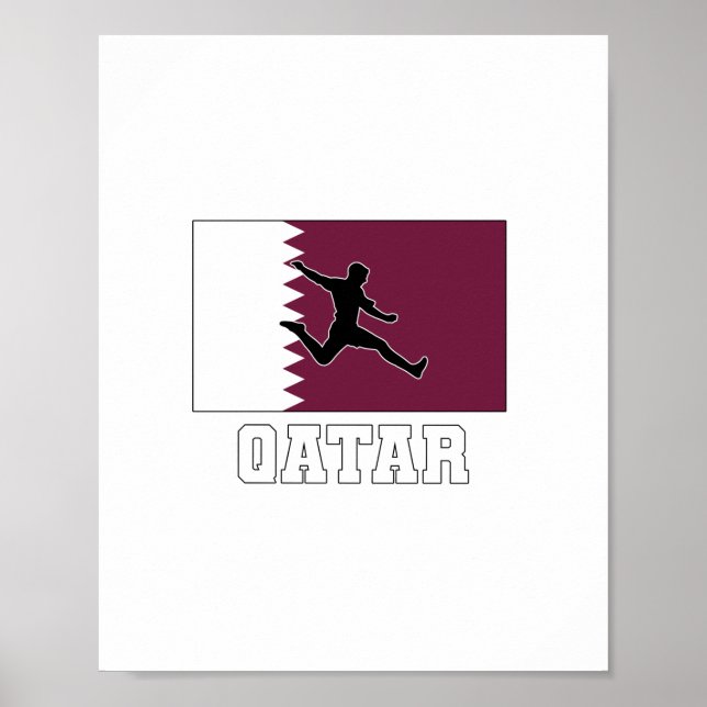 Affiche Équipe du Qatar de football (Devant)