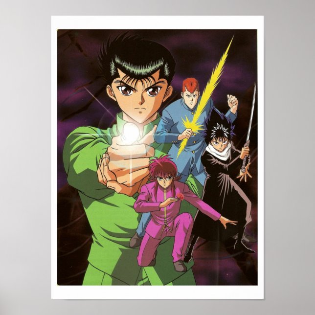Affiche Équipe d'Urameshi Yu Yu Hakusho (Devant)