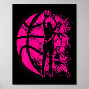 Affiche Équipe féminine de basket-ball féminin