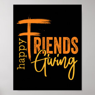Affiche Équipe Friendsgiving joyeuse Funny Thanksgiving 1 