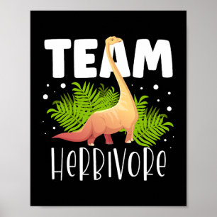 Affiche Équipe Herbivore Brachiosaurus Dinosaure Future Pa