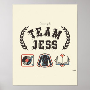 Affiche Équipe Jess Conception Gilmore Girls