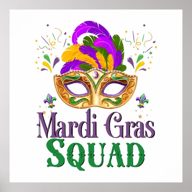 Affiche Équipe Mardi Gras (Devant)