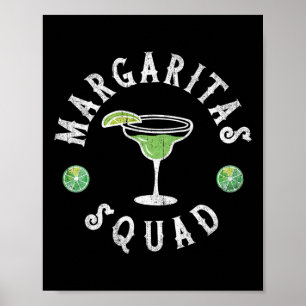 Affiche Équipe Margarita Drôle Cinco De Mayo Hommes Femmes