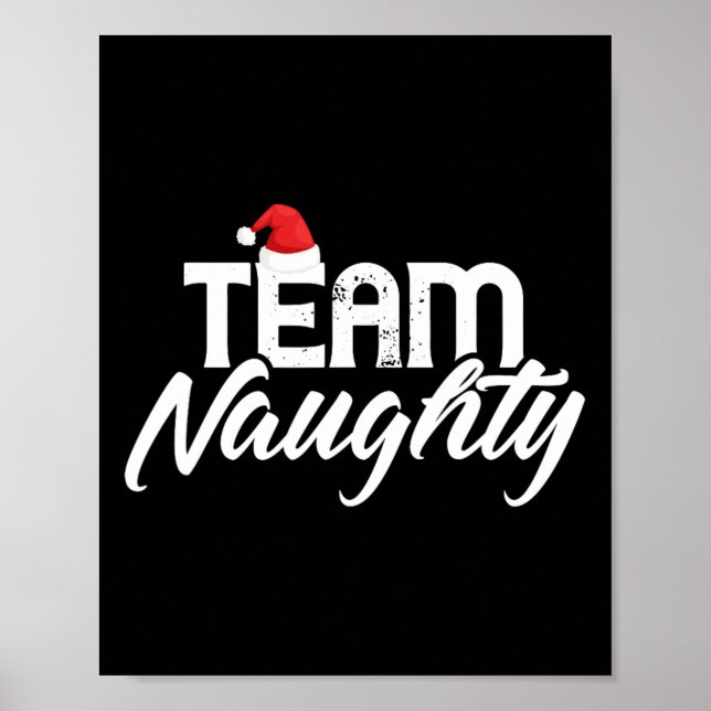 Affiche Équipe Naughty Funny Couple Correspondant Équipe N (Devant)