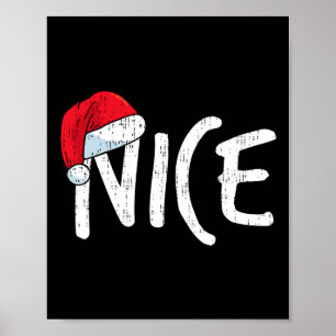 Affiche Équipe Naughty Nice Funny Correspondant Couples de