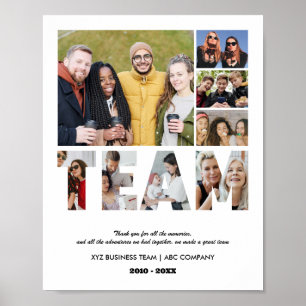 Affiche Équipe Photo Collector Coworker Farewell Party