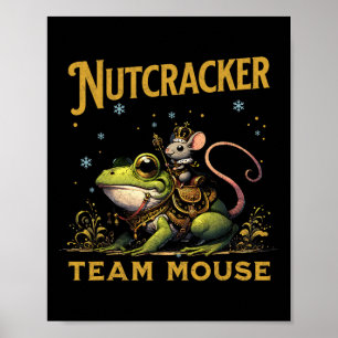 Affiche Équipe Roi Souris Casse-Noisette Cavalier Grenouil