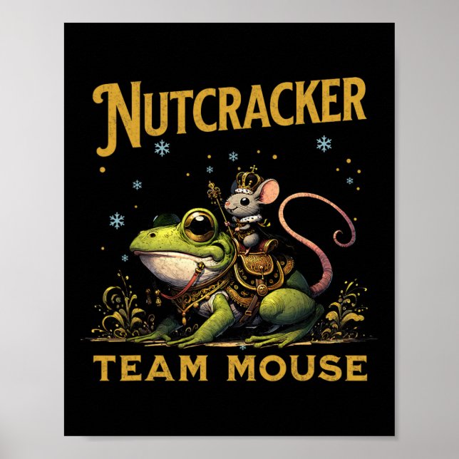 Affiche Équipe Roi Souris Casse-Noisette Cavalier Grenouil (Devant)