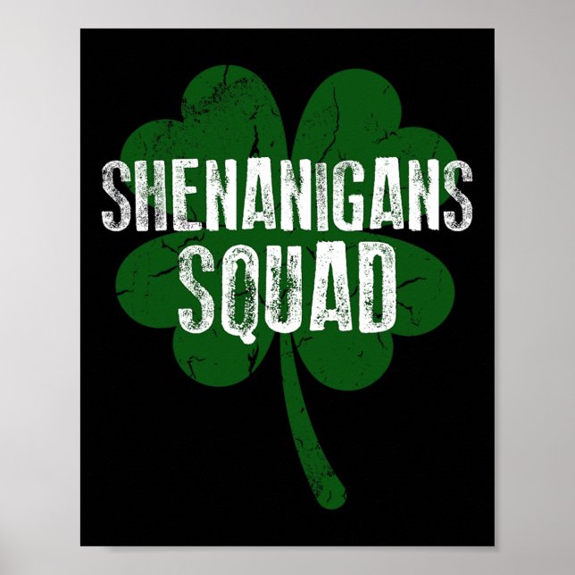 Affiche Équipe Shenanigans Saint Patrick  (Devant)