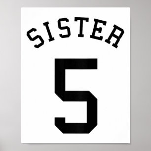 Affiche Équipe sœur Uniforme # 5 Handbyll Sis Football Vol