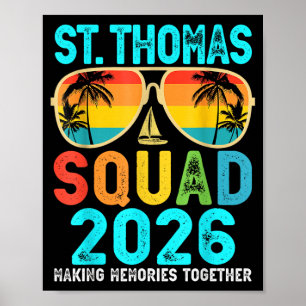 Affiche Équipe St Thomas 2026 Vacances Amis Famille