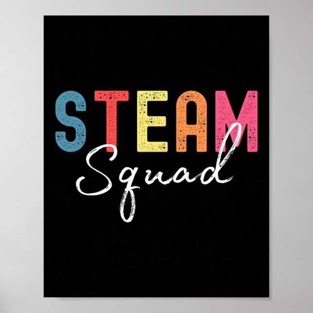 Affiche Équipe Steam de retour à l'école, premier jour d'é (Devant)