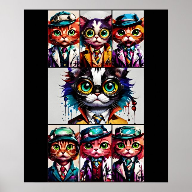 Affiche Équipe Tabbykin (Devant)